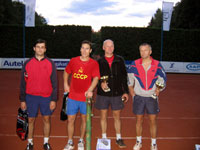 Finalist tyhry do 79 let zleva :  Vlastimil Wojnar, Petr Lipina, Milo Jadamus, Jan Jadamus