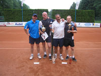 Finalist zleva :  Ji Dohnal, Milo Jadamus, Roman Huka, Vclav Supk