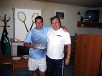 Slavnostn� p��pitek zleva :  Milan Rusz, Ren� Farga�