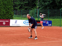 Foto z finle tyhry zleva :  Petr Jelnek, Jaroslav Sabela