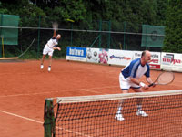 Foto z finle tyhry zleva :  Roman Hlauek, Petr Gavlas