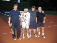 Veern utkn zleva :  Ren Farga, Petr abka, Rostislav Pelech, Ale Dobesch