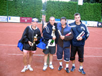 Finalist tyhry do 79 let zleva :  Marek Mojk, Ji Maec, Vladislav Sagan, Jan Sagan