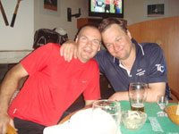 Zah�jen� turnaje zleva :  Richard Kr�l, Ren� Farga�