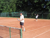 Boje ve skupinch zleva :  Richard Kuma, Petr Tomiczek