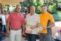 V�t�zov� sout�e �t�chy zleva :  Libor Farga�, Lum�r Twardzik