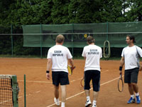 astnci turnaje zleva :  Filip Grim, Michal Krenelok, Radek Krenelok