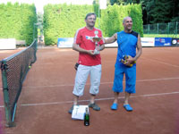 Finalist dvouhry 38 a 48 let zleva :  Petr Geryk, Petr Kounk