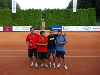 Finalist tyhry 70 - 85 let zleva :  Jan Sagan, Vladislav Sagan, Robert Malyszek, Robert Pszczolka