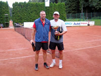 Finalist dvouhry 38 a 48 let zleva :  Richard Krl, Petr Geryk