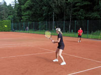 Z�b�ry z utk�n� zleva :  Andrea Pla�kov�, Ji�� Vil�ek