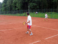 Z�b�ry z utk�n� zleva :  Michal Kren�elok, Janusz Sikora