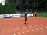 astnci turnaje zleva :  Adam Bury, Daniel Kohut