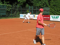 astnci turnaje zleva :  Ren Farga, Roman Rusz