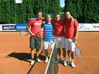 astnci semifinle zleva :  Bogdan Wilk, Filip Grim, Daniel Klimek, Daniel Byrtus