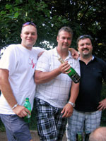 1.m�sto �t�chy zleva :  Marek Kone�n�, Milan Rusz