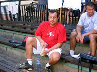 Odpo��vaj�c� zleva :  Bogdan Chromik, Milan Rusz