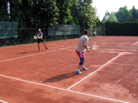 ��astn�ci turnaje zleva :  Vlastimil Wojnar, Radek Lipina