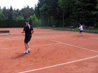 ��astn�ci turnaje zleva :  Milo� Jadamus, Jan Jadamus