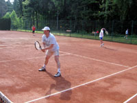 ��astn�ci turnaje zleva :  Karel Kavulok, Ji�� �ern�