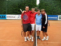 Finalist zleva :  Daniel Byrtus, Daniel Klimek, Jan Bolek, Radek Bolek