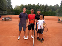 Finalist soute tchy zleva :  Radek makal, Martin Baanovsk, Roman Miho, Jakub Miho