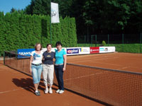 Medailov eny zleva :  Miroslava Rusnokov, Darja Tcov, Alena Dvokov