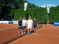 astnci turnaje zleva :  Petr Luke, Petr Burian, Petr Gawlas, Radovan epec