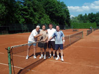 astnci turnaje zleva :  Antonn Hoa, Petr Lanz, Hynek Firla, Miroslav Rykala