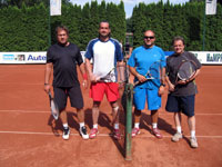 astnci semifinle zleva :  Petr Sikora, Ji Bedn, Roman Sztula, Petr Tomiczek