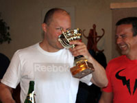 V�t�zov� turnaje zleva :  Robert Barci, Stanislav Sosna