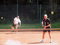 Foto z utkn zleva :  Bronislav Cienciala, Milo Jadamus