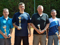 Medailist zleva :  Martin Oszelda, Jan Sagan, Karel Kavulok, Petr Ganark