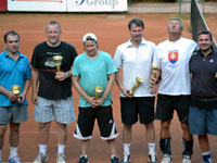 Medailist tyher zleva :  Martin Oszelda, Karel Kavulok, Lumr Holeksa, Martin Baanovsk, Milan Lysek, Vladislav Sagan