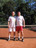 ��astn�ci tunaje zleva :  Ren� Farga�, Bogdan Chromik