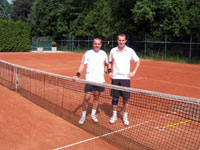 Msto Tinec zleva :  Ivo Kaleta, Josef Babilon