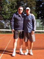 astnci turnaje zleva :  Bronislav Cienciala, Robert Bury