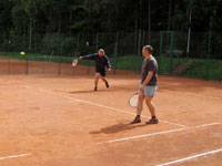 astnci turnaje zleva :  Stanislav Hrub, Martin Krupa