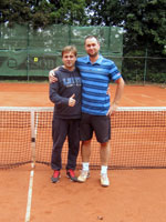 astnci turnaje zleva :  Radek Bolek, Daniel Byrtus