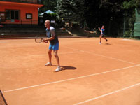 astnci turnaje zleva :  Tom Zoubek, Jakub Zoubek