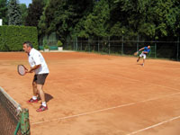 astnci turnaje zleva :  Bogdan Rusnok, Petr Zoubek