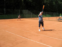 astnci turnaje zleva :  Tom Martynek, Martin Samek