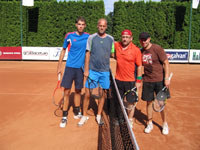 Finalist zleva :  Jakub Zoubek, Tom Zoubek, Vladimr Kylin, Rostislav Sabela