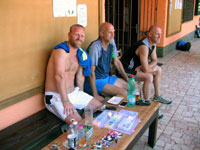 Poadatel turnaje zleva :  Petr Zoubek, Tom Zoubek, Martin Zoubek