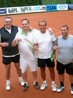 Finalist� zleva :  Bronislav Cienciala, Ren� Farga�, Miroslav Masarik, Gabriel Klimek