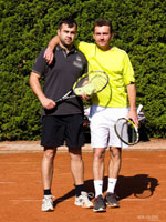 astnci turnaje zleva :  Robin Psczolka, Daniel Klimek