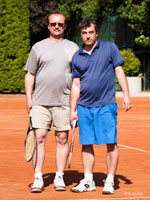 astnci turnaje zleva :  Wieslaw Rusz, Roman Tomis
