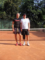 ��astn�ci turnaje zleva :  Marian Bury, Roman Ganczarczyk