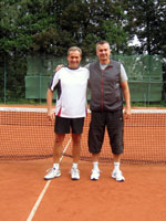 astnci turnaje zleva :  Miroslav Masarik, Jan Sagan