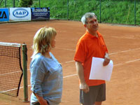 Zah�jen� turnaje :  Vil�m Lojk�sek